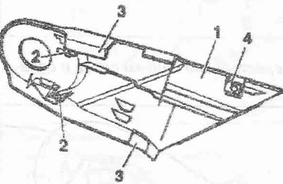 Pri inštalácii nasaďte ozdobný kryt «1» a zatlačte ho nadol, pričom súčasne nasaďte spodný kryt…