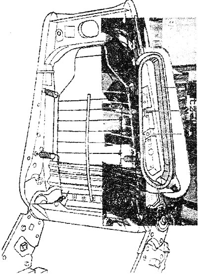 1. Рамка на страничната въздушна възглавница. Свалете седалката. Отстранете тапицерията на…