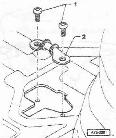 2. Задна заключваща скоба.