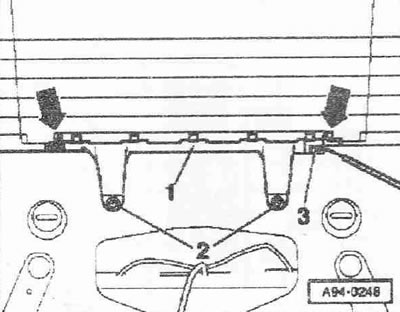 Do not press the foot brake pedal. Remove the lower trim of the trunk lid. Disconnect the connector…