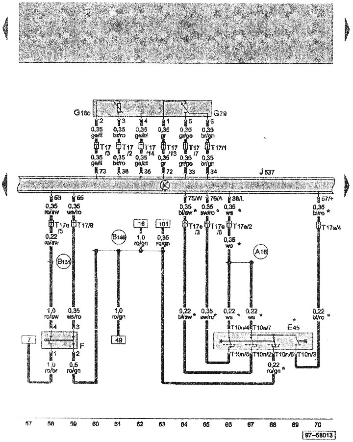 Schemat elektryczny silnika benzynowego 1,4 litra BBY