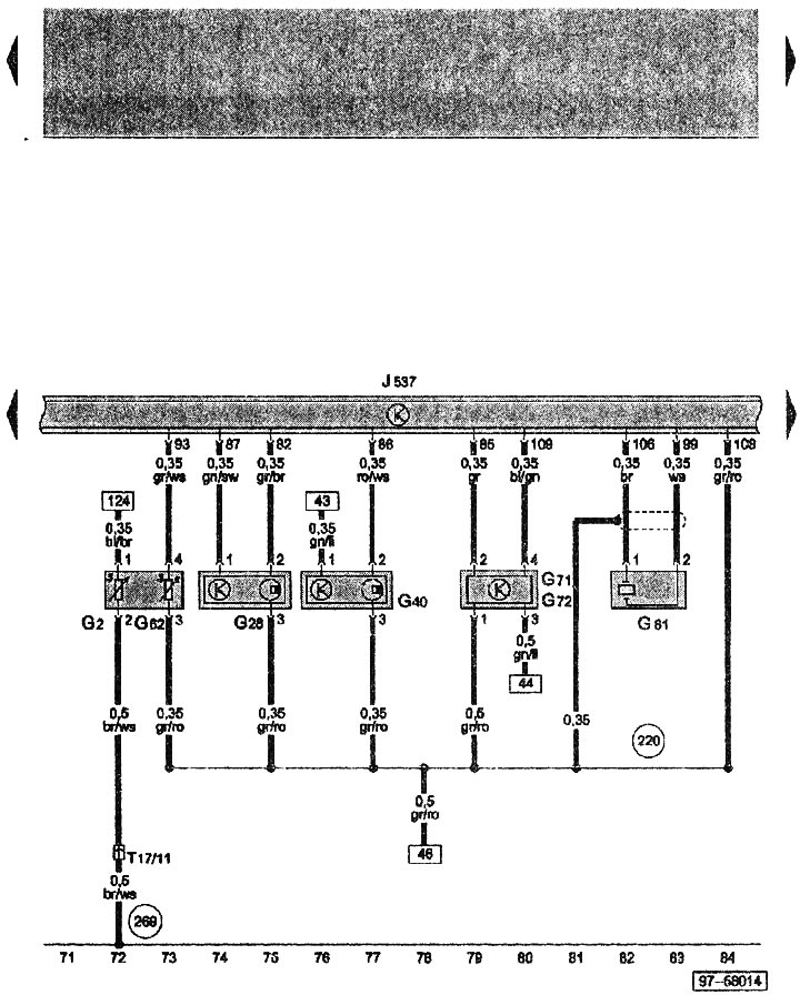 Schemat elektryczny silnika benzynowego 1,4 litra BBY
