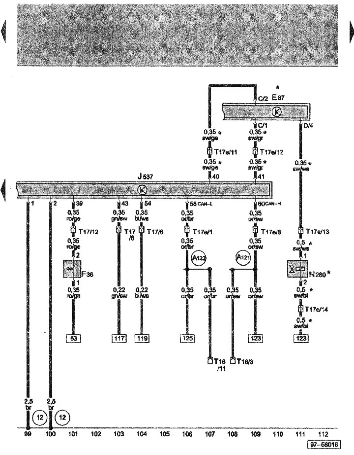 Schemat elektryczny silnika benzynowego 1,4 litra BBY