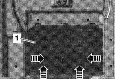 Разблакаваць мацаванні «стрэлкі» і ўсталяваць вечка «1».