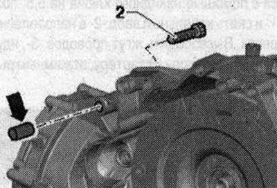 Зняць стартар з КП і пакінуць яго ў мантажным становішчы. Ніт «2» замацоўвае стартар на КП і мае…