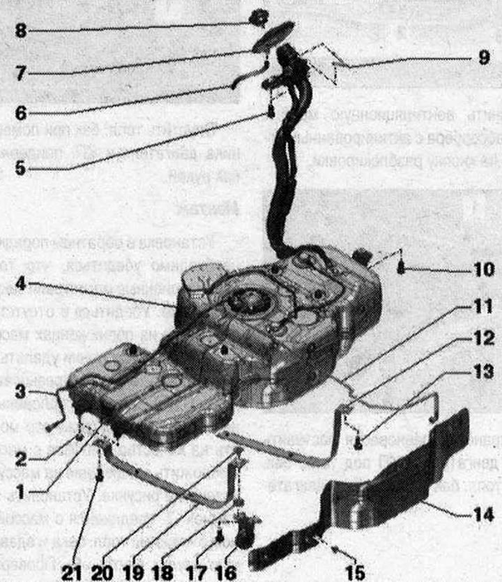 Palivová nádrž. ja 1. Palivové vedenie k dávkovaciemu čerpadlu na vozidle s nezávislým kúrením.…