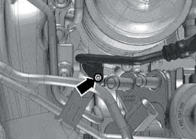 23.15. Oil supply line bolt.