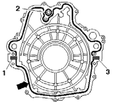38.15. Details of the front flange seal of BTR engines.