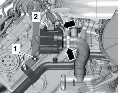 5.5. Connections and fastening of the V400 pump with lifting eye (using CASA/CASB engines as an…