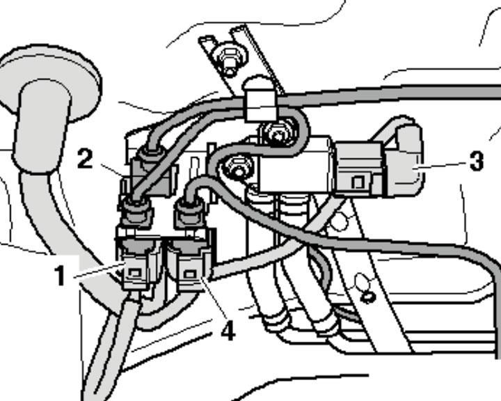 1.1e. Details on the bracket in the air intake chamber of 3.0L models with BUG/BUN and CASA/CASB…