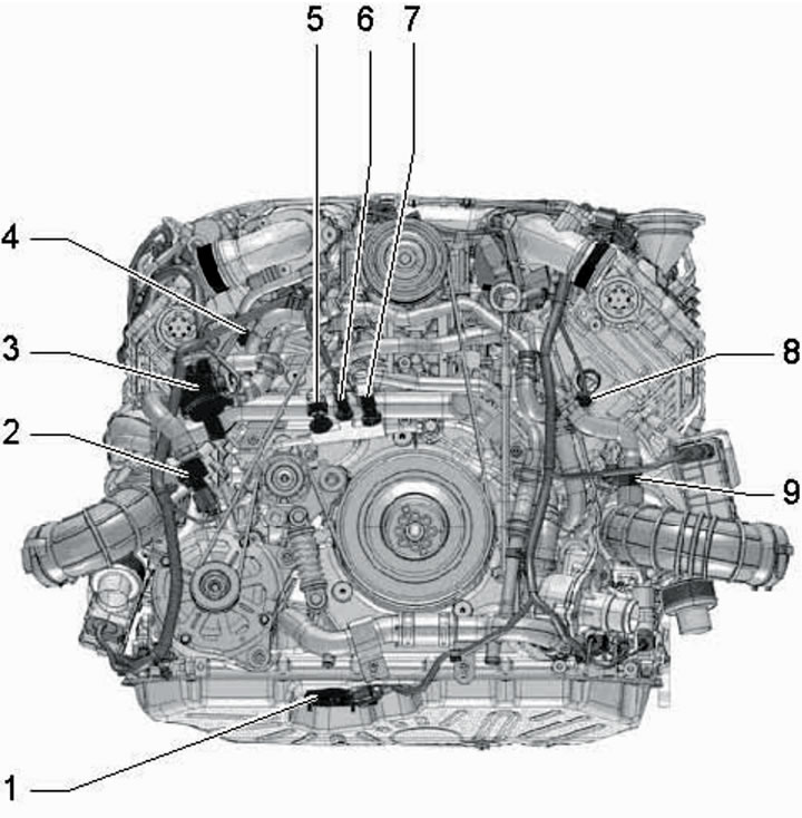 1.1q. 4.2L Front Fuel System Component Locations (CCFA/CCFC):