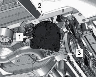 13.28. Removing the generator.