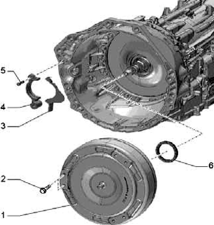 4.47. Torque converter installation details: