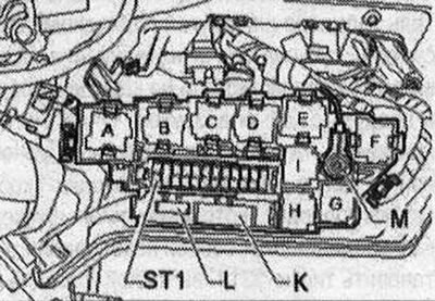 Използвана автоматична синхронизация на подгревните свещи «L 79» се намира в блока на релето и…