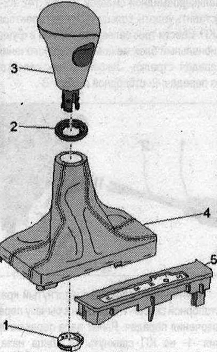 Rukoväť voliča automatickej prevodovky, panel indikátora polohy voliča automatickej prevodovky…