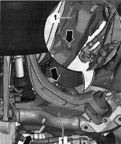 Свалете колелото. Премахнете шумоизолацията. Ако е възможно, развийте болтовете «стрелка» и…