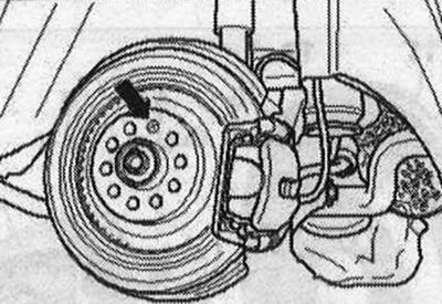 Je zakázané povoľovať skrutky (4 ks) zaisťujúce brzdu. doštičky na brzdovom držiaku. Zdvihnite…