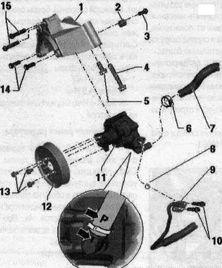 I 1. Държач; 2. Втулка. За да монтирате лопатковата помпа, втулката трябва да се премести малко…