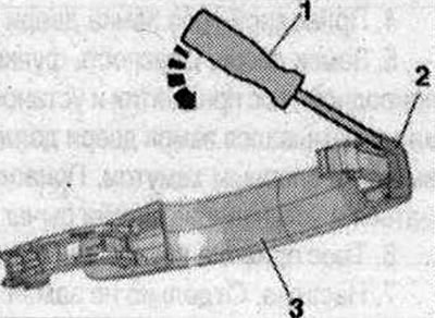 Премахване на външната дръжка на вратата