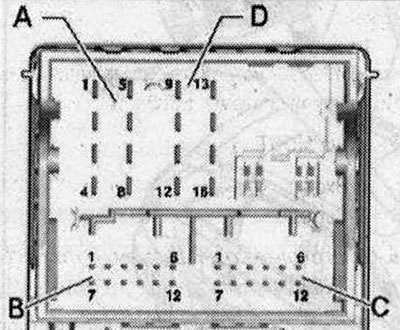A - Multipinový konektor, 8-pin (T8ah), hnedý