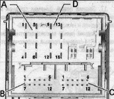 A - Multipinový konektor, 8-pin (T8ah), hnedý