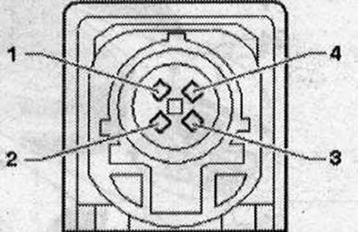 5 - multipinový konektor, 4-pin (T4at) sivý