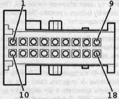 B - Многопинов конектор, 18-пинов (T18b), черен