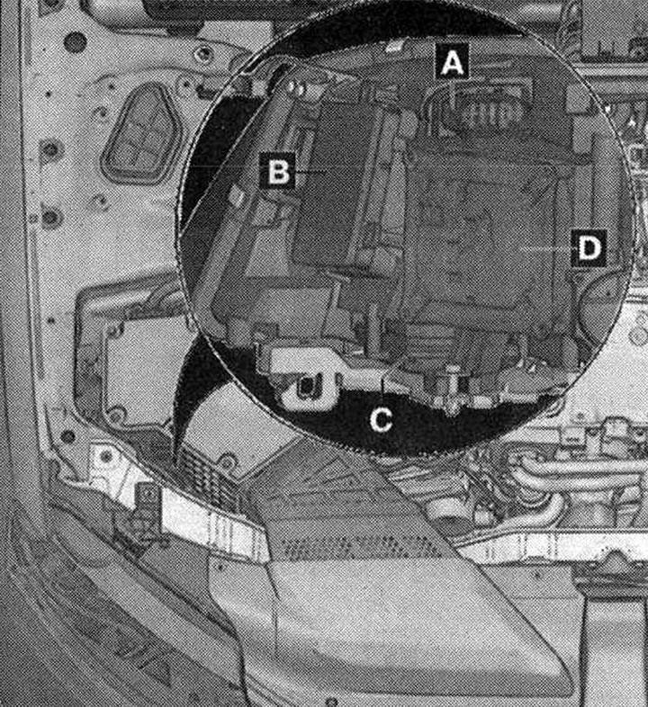 Място за монтаж: На десния фар.