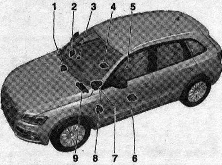 1.6-пинов превключващ блок на багажник, А на страната на пътника до: Штекерные конектори: «Т5с»,…