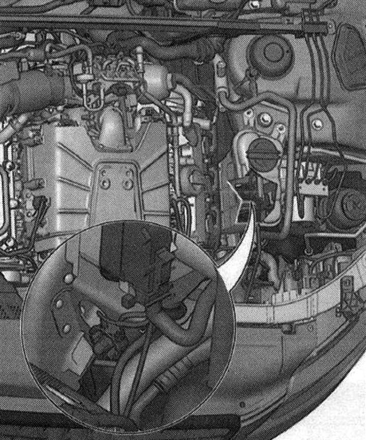 671. Точка за заземяване 1 отпред на левия страничен елемент