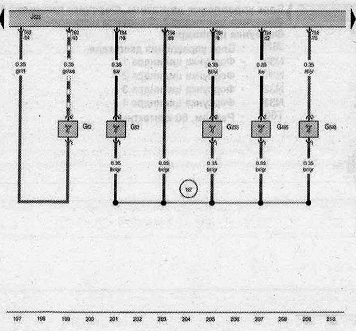 Coolant temperature sensor, coolant temperature sensor at the radiator